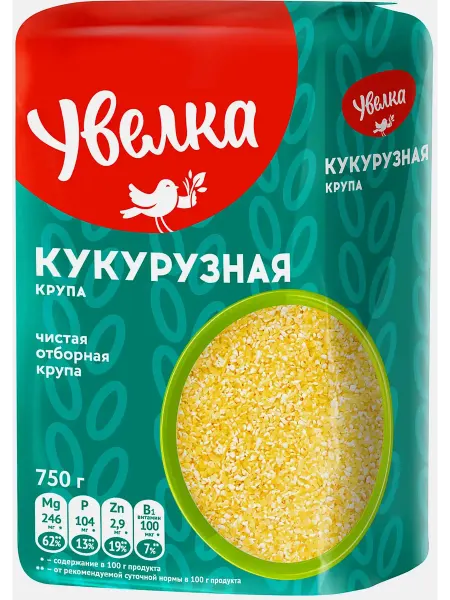 Крупа Увелка Кукурузная отборная 750г