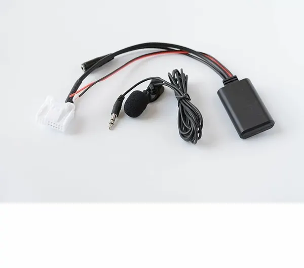 Bluetooth AUX аудио адаптер для Toyota (разные модели) с микрофоном.