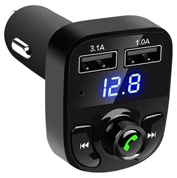 Трансмитер автомобильный Bluetooth MP3-плеер HY82 (автомобильный телефон FM-передатчик)