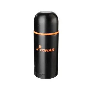 Термос TONAR 750ML черный (дополнительная пластиковая чашка) (HS.TM-024)