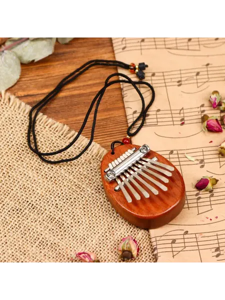 Music Life Калимба 8 язычков, деревянная, 7х5х1.8 см