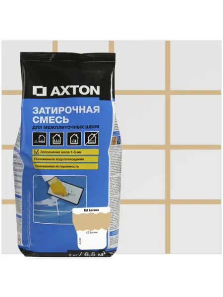 Затирка цементная Axton A.340 цвет багамы 2