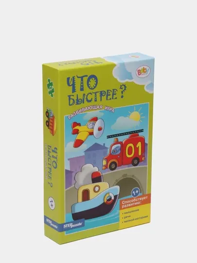 Развивающая игра "Что быстрее?" Baby Step, 76189