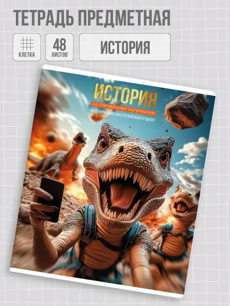 Феникс+ Тетрадь предметная История 48 л клетка