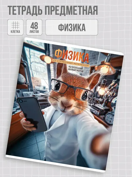 Феникс+ Тетрадь предметная Физика 48 л клетка