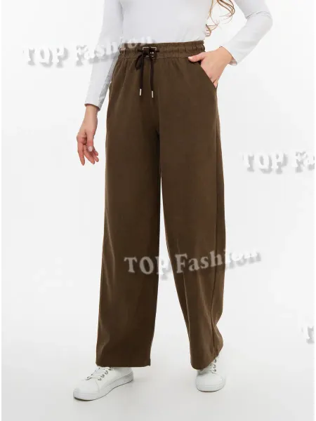 TOPSHOP FASHION Вельветовые джинсы прямого кроя с высокой талией