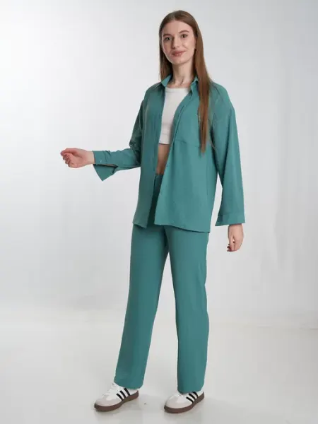WIN Fashion костюм летний брючный с рубашкой