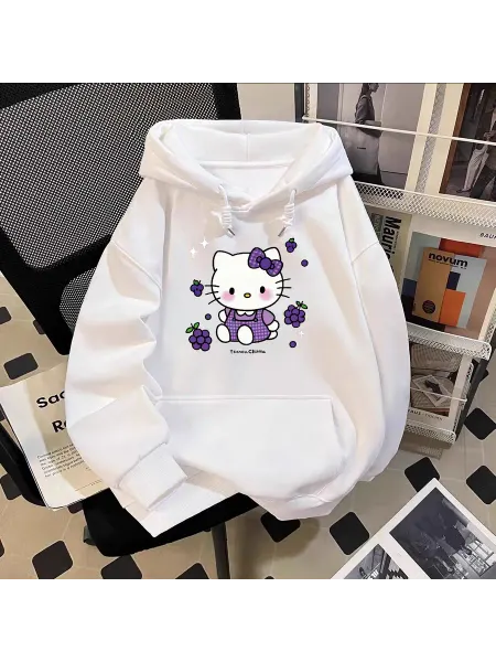 Повседневная толстовка с милым принтом серии Sanrio