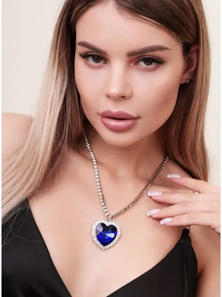 SHADEL ACCESSORIES Колье бижутерия сердце океана