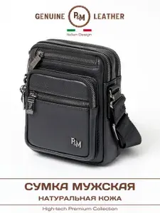 Cумка мужская натуральная кожа, сумка кросс-боди кожаная, мини планшет Pierre Modeller, модель David Jon 777