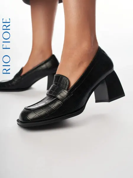 Rio Fiore Туфли на устойчивом каблуке школьные