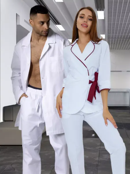 LERRY the medicine Медицинский костюм с кимоно
