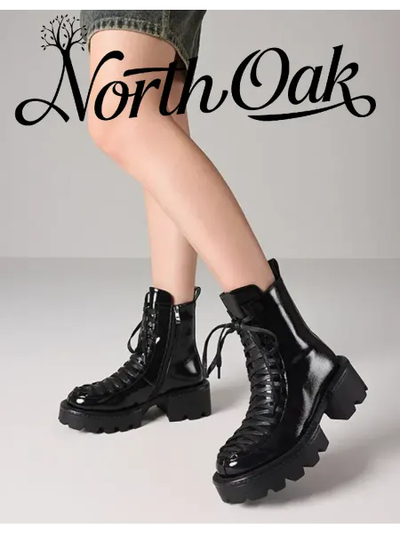North Oak Ботинки демисезонные на платформе берцы