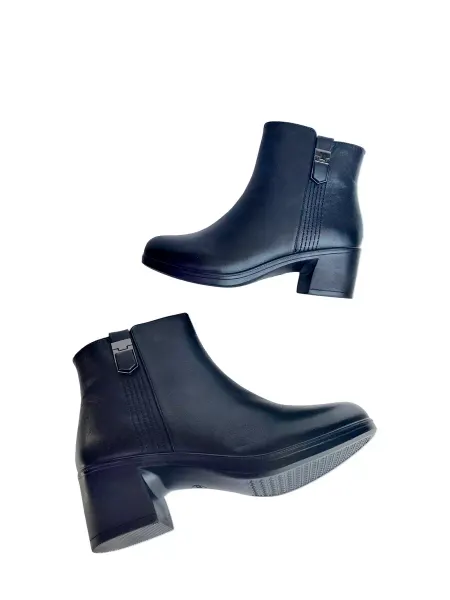 Shoes Xoll Ботинки женские кожаные комфорт на широком каблуке