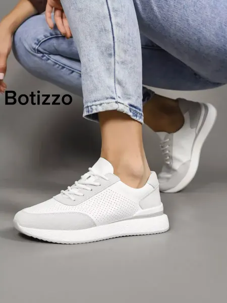 Botizzo Кроссовки демисезонные белые