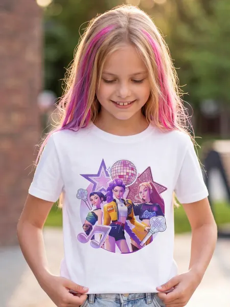Hype merch. Футболка Кпоп охотницы на демонов