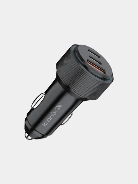 Автомобильное зарядное устройство ICONIX Super Fast Car Charger Power, 78W, Компактный