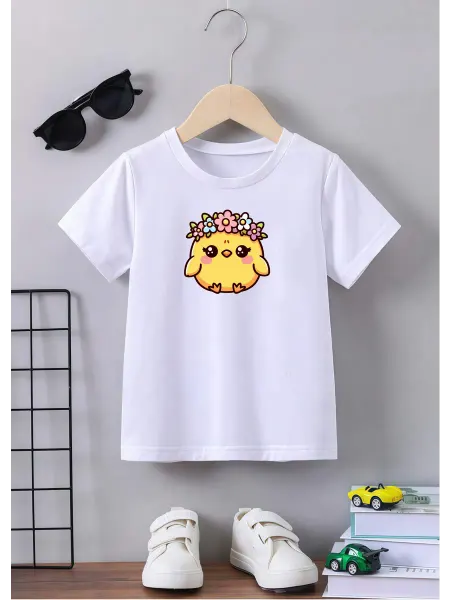 PrintProgect Футболка для детей с принтом Цыпленка