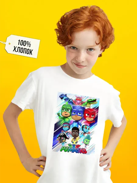 Футболкин Kids Герои в масках футболка детская