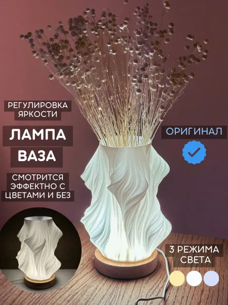 7Wonders Лампа настольная с абажуром светильник прикроватный