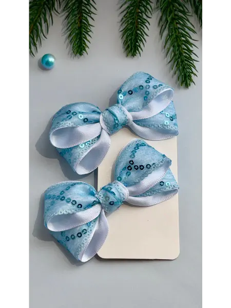 Antuanetta handmade Праздничные бантики на заколках