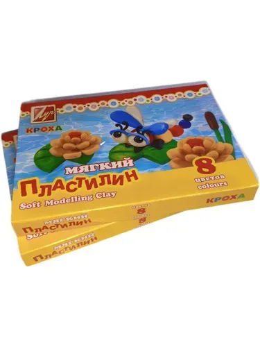 Пластилин мягкий "Кроха" 8 цветов
