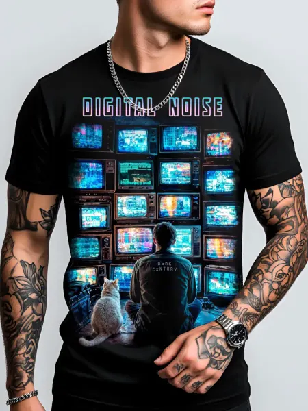 DXRK CXNTURY футболка с принтом DIGITAL