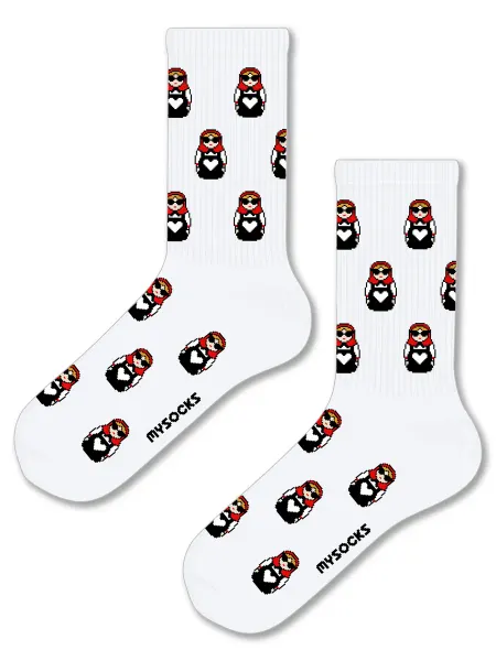 MySocks Носки с принтом Матрешки