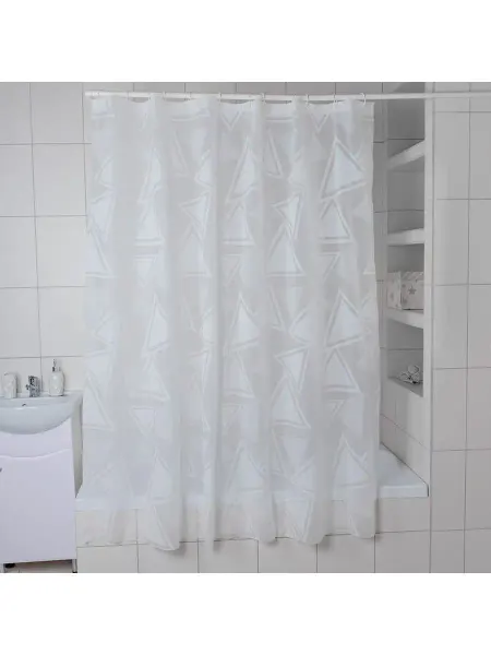 My Sweet Home Штора для ванной комнаты Доляна "Трио", 180х180 см, EVA