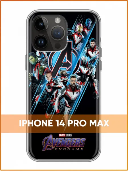 Case Face Чехол на Iphone 14 Pro Max с принтом Лев и закат