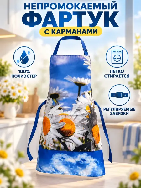 Lapastel Фартук с карманами непромокаемый