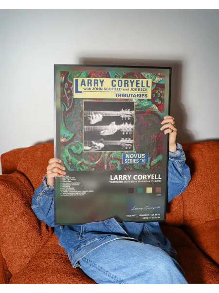 Postersbase Постер Larry Coryell - Tributaries with John Scofield 40x50