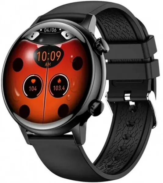 Умные часы CheckME Smart CMSHK39BB с счетчиком калорий, тонометром, фитнес-трекером