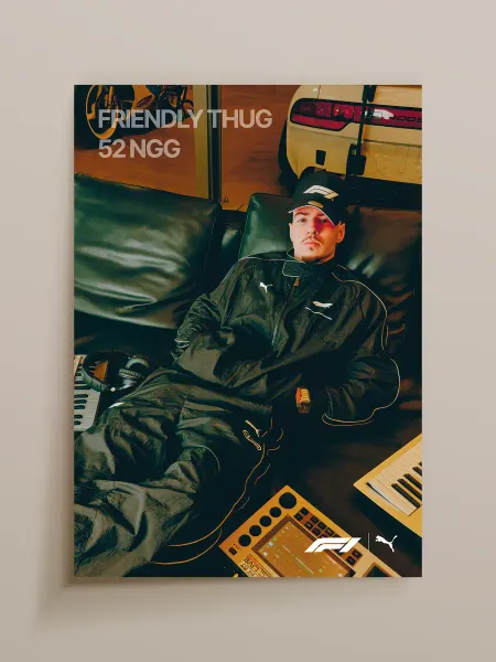 БЕЗ РАМОК Постеры на стену Friendly Thug 52 NGG. А3, без рамы