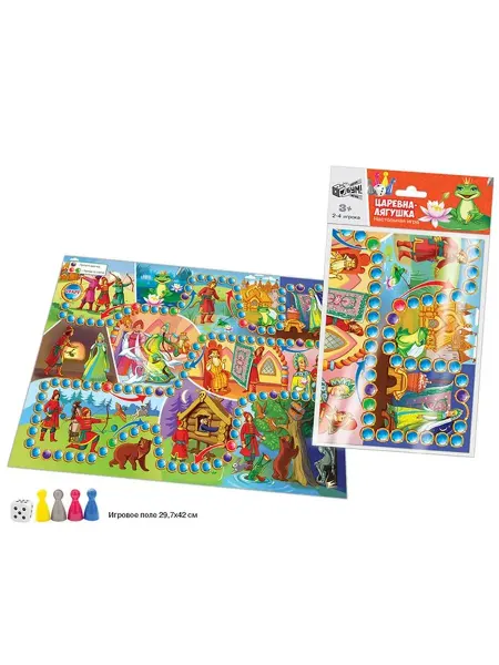 Русский стиль Игра Бродилка Церевна-лягушка, 1 шт