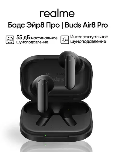 Realme Buds Air 8 Pro Беспроводные наушники, черные