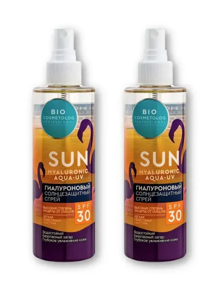 Fitoкосметик Спрей солнцезащитный гиалуроновый spf 30 190 мл