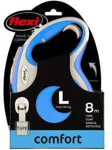 Поводок рулетка для собак Flexi Comfort лента L 8м до 50кг с рукояткой soft-touch