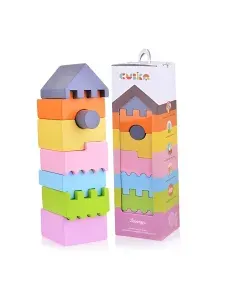 Игрушка деревянная логическая Cubika Башня, 8 эл.