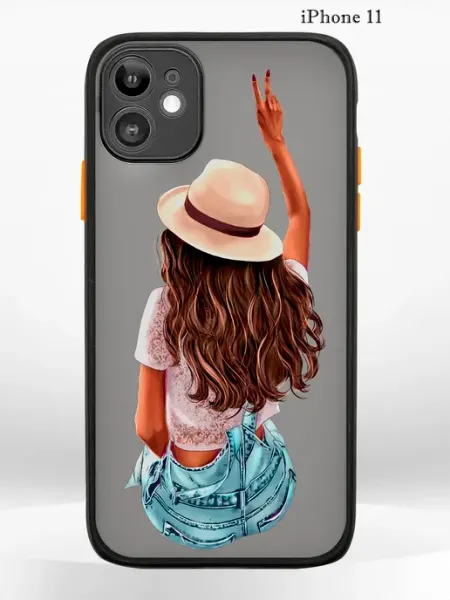 PRINTberries Чехол на iPHONE 11 с принтом счастье