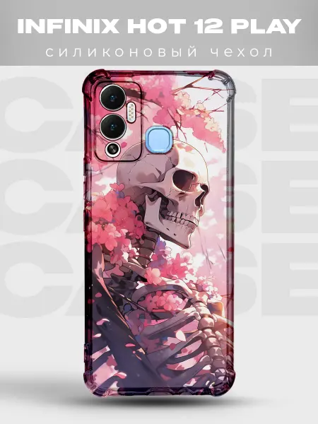 PRINTberries Прозрачный чехол на INFINIX HOT 12 PLAY Y2K pinterest