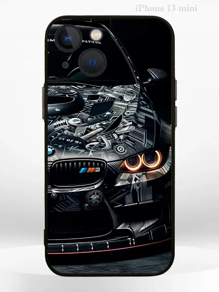 Чехол на APPLE iPHONE 13 MINI с модным принтом BMW