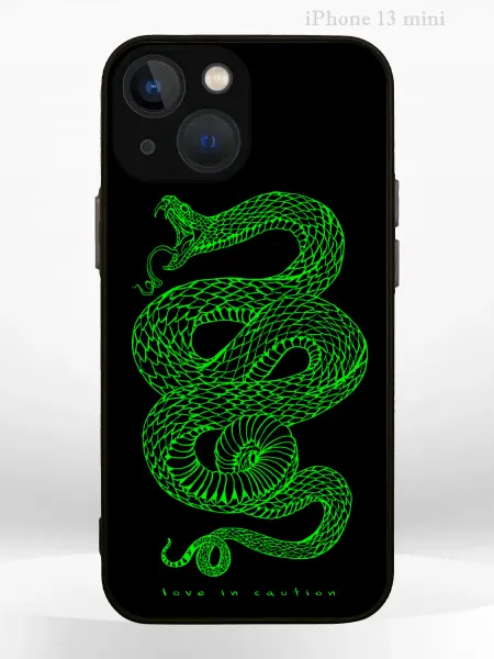 PRINTberries Чехол на Apple iPHONE 13 mini с принтом money змея