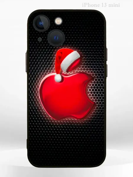 PRINTberries Чехол на iPHONE 13 mini с принтом новогодний apple