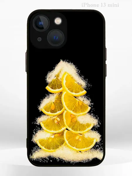 PRINTberries Чехол на iPHONE 13 mini с принтом новогодний Christmas tree