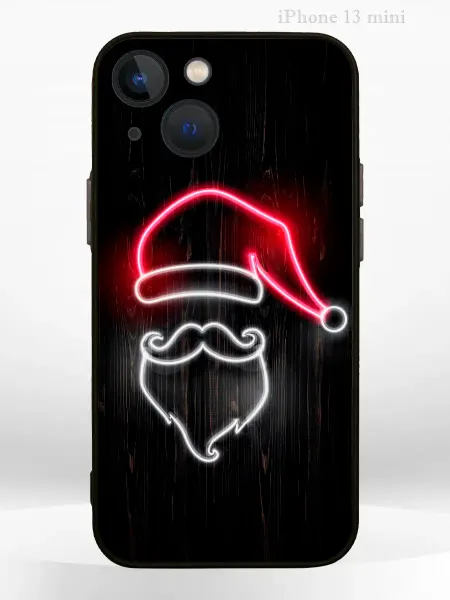 PRINTberries Чехол на iPHONE 13 mini с принтом новогодний Santa Claus