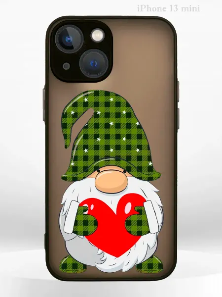 PRINTberries Чехол на iPHONE 13 mini с принтом новогодний dwarf