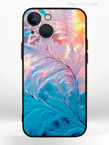 PRINTberries Чехол на iPHONE 13 mini с принтом новогодний hoarfrost