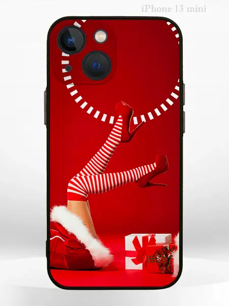 PRINTberries Чехол на iPHONE 13 mini с принтом новогодний Snow Maiden