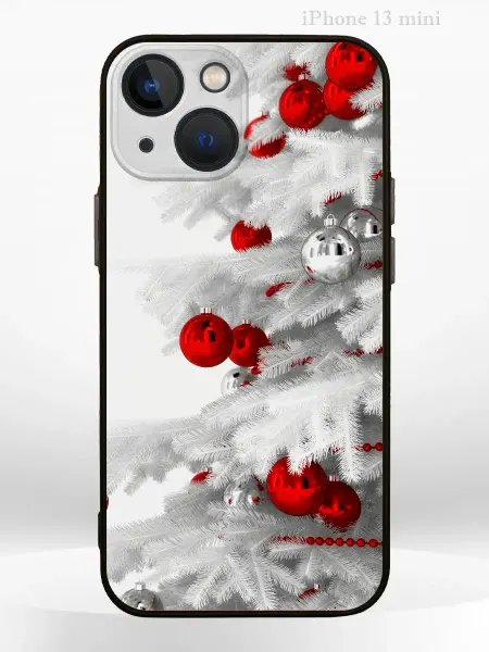 PRINTberries Чехол на iPHONE 13 mini с принтом новогодний tree